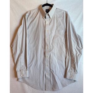 JOS. A. BANK Traveler 16.5- 3/4 Tailored Fit Button Down Shirt Long Sleeve